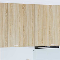 vidaXL Hängande skåp Sonoma-ek 30 x 31 x 100 cm Konstruerat trä