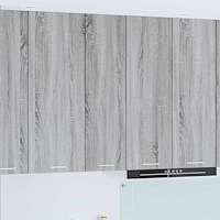 vidaXL Hängande skåp Grå Sonoma 30 x 31 x 100 cm Konstruerat trä