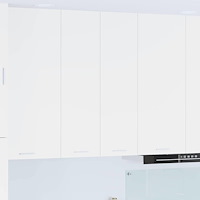 vidaXL Hängande skåp med lagring Vit 60 x 31 x 100 cm Konstruerat trä