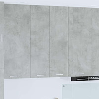 vidaXL Hängande skåp Betonggrå 60 x 31 x 100 cm Konstruerat trä