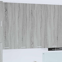 vidaXL Hängande skåp Grå Sonoma 80 x 31 x 100 cm Konstruerat trä