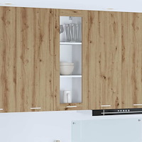 vidaXL Hängande skåp Artisan Ek 40 x 31 x 100 cm Konstruerat trä