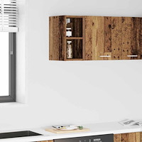 vidaXL Hängande skåp Gammalt trä 20 x 29,5 x 40 cm Konstruerat trä