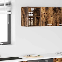 vidaXL Hängande skåp Rökt ek 30 x 29,5 x 40 cm Konstruerat trä