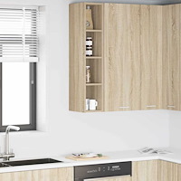 vidaXL Hängande skåp Sonoma-ek 20 x 29,5 x 100 cm Konstruerat trä