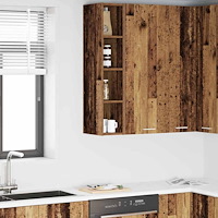 vidaXL Hängande skåp Gammalt trä 20 x 29,5 x 100 cm Konstruerat trä