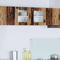 vidaXL Köksskåp Gammalt trä 80 x 31 x 40 cm Konstruerat trä