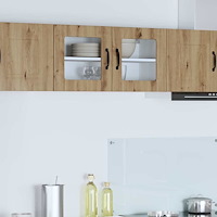 vidaXL Köksskåp Artisan Ek 80 x 31 x 40 cm Konstruerat trä