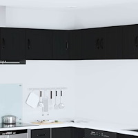 vidaXL Köksskåp Svart 57 x 57 x 40 cm Konstruerat trä