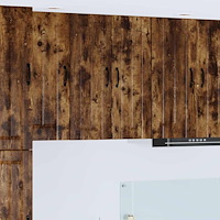 vidaXL Köksskåp Rökt ek 30 x 31 x 80 cm Konstruerat trä