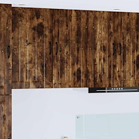 vidaXL Köksskåp Rökt ek 40 x 31 x 80 cm Konstruerat trä