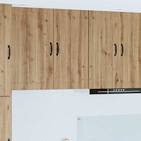 vidaXL Köksskåp Artisan Ek 40 x 31 x 80 cm Konstruerat trä