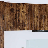 vidaXL Köksskåp Rökt ek 50 x 31 x 80 cm Konstruerat trä