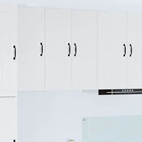 vidaXL Köksskåp Högblanka vita 60 x 31 x 80 cm Konstruerat trä