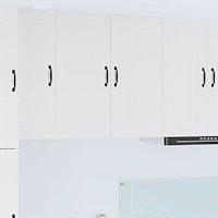 vidaXL Köksskåp Högblanka vita 80 x 31 x 80 cm Konstruerat trä