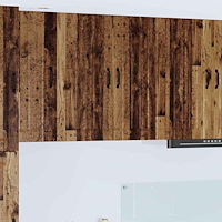 vidaXL Köksskåp Gammalt trä 80 x 31 x 80 cm Konstruerat trä