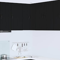 vidaXL Köksskåp Svart 57 x 57 x 80 cm Konstruerat trä