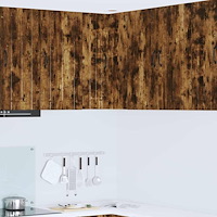 vidaXL Köksskåp Rökt ek 57 x 57 x 80 cm Konstruerat trä