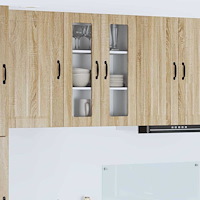 vidaXL Köksskåp Sonoma-ek 60 x 31 x 80 cm Konstruerat trä