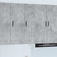 vidaXL Köksskåp Betonggrå 30 x 31 x 100 cm Konstruerat trä