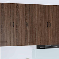 vidaXL Köksskåp Brun Ek 30 x 31 x 100 cm Konstruerat trä