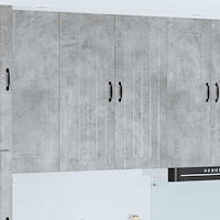 vidaXL Köksskåp Betonggrå 80 x 31 x 100 cm Konstruerat trä