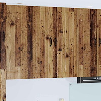vidaXL Köksskåp Gammalt trä 80 x 31 x 100 cm Konstruerat trä