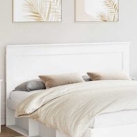 vidaXL Huvudgavel med huvudgavel Vit 180 cm Konstruerat trä