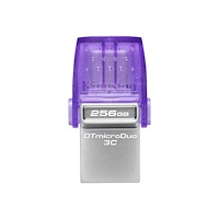 Kingston Kingston DataTraveler microDuo 3C - USB flash-enhet - 256 GB