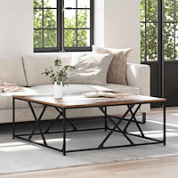 vidaXL Kaffeebord Gammalt trä 100 x 100 x 40 cm Konstruerat trä