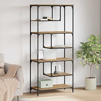 vidaXL Bokhylla artisan ek 81 x 36 x 176 cm Konstruerat trä