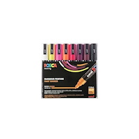 POSCA Marker Uni Posca Corner PC-5M-8 Warm Colors ass. färger