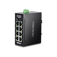 TRENDnet TRENDnet TI-ELC80 - Version V1.xR - switch - industrial, mini - 8 portar - TAA-kompatibel