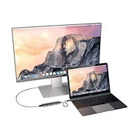 Satechi Satechi Slim Aluminum Multi-Port Adapter - dockningsstation - USB-C