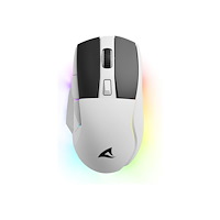Sharkoon Sharkoon SKILLER SGM50W - mus - 2.4 GHz, USB-C - vit