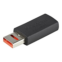 StarTech.com StarTech.com USB-datablockerare för säker laddning - USB-A-adapter (hane till hona) för endast laddning - Ladda utan dat...
