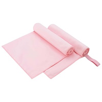 vidaXL Sporthanddukar 2 pcs Rosa 100 x 50 cm Polyester och polyamid