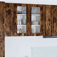 vidaXL Köksskåp Rökt ek 80 x 31 x 80 cm Konstruerat trä