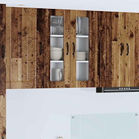 vidaXL Köksskåp Gammalt trä 60 x 31 x 80 cm Konstruerat trä