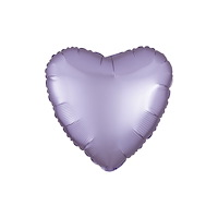 AMSCAN AMSCAN Lustre Pastel lila hjärta folieballong 43cm bulk 9914...