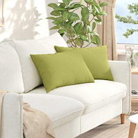 vidaXL Sofakuddar 2 pcs Ljusgrön 60 x 40 cm tyg