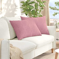 vidaXL Sofakuddar 2 pcs Rosa 70 x 50 cm Kordread tyg