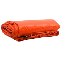vidaXL Presenning 650g / m² Orange 3 x 3 m Canvas med PVC-beläggning