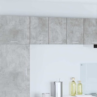 vidaXL Hängande skåp Betonggrå och vit 30 x 31 x 40 cm Konstruerat trä