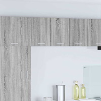 vidaXL Hängande skåp med dörr 2 pcs Grå Sonoma och vit 30 x 31 x 40 cm