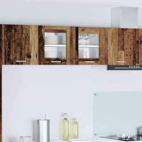 vidaXL Hängande skåp 2 pcs Gammalt trä 40 x 31 x 40 cm Konstruerat trä