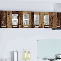 vidaXL Hängande skåp Gammalt trä 60 x 31 x 40 cm Konstruerat trä