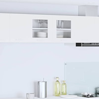 vidaXL Hängande skåp med lagring Vit 80 x 31 x 40 cm Konstruerat trä