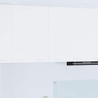 vidaXL Hängande skåp 2 pcs Vit 30 x 31 x 80 cm Konstruerat trä