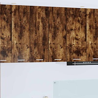 vidaXL Hängande skåp Riga 2 pcs Rökt ek och vit 30 x 31 x 80 cm